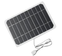 Celle 5V - Panel solar para generadores con cables - Cargador solar impermeable de 5W con cables para bicicletas, teléfonos móviles, power bank, kit de sistemas