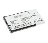 cellePhone batería Li-Ion Compatible con Nokia 3720 5220 XpressMusic 6303 6303i 6730 Classic C3-01 C5-00 C6-01 (reemplazado BL-5CT)