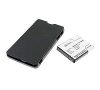 cellePhone batería Li-Ion + Flip Cover para Sony Ericsson Xperia TX/Xperia T - Black (reemplazado BA900) - 3400 mAh (Fat)