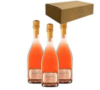 Celler Kripta Trepat Rosado Brut Reserva - Para Disfrutar en Celebraciones y con los Tuyos - Pack 3 Botellas 75cl