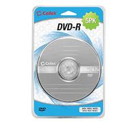 Cellet 5-Pack 16X 120 Min 4.7 GB DVD-R for Video, Pictures, MP3 Files