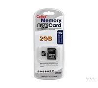 Cellet Memoria flash MicroSD de 2 GB para smartphone NIU N202, transmisión de alta velocidad, Plug and Play, con adaptador SD de tamaño completo
