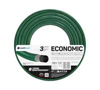 Cellfast 10-002 manguera de jardín ECONÓMICA Manguera de agua elástica y flexible de 3 capas hecha de tela cruzada de poliéster, presión de rotura de 20 bar, 30 m, 44198 pulgadas, -10 2