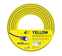 Cellfast 4YELLOW Manguera de Riego de Jardín 4 Capas Flexi Resistente a los Rayos UV Antiálcali All Season (1/2" 20 m)