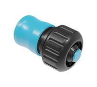 Cellfast Acoplamiento rápido - Stop Basic 3/4", conexión de 2 Extremos de Manguera, PC/ABS, 50-125