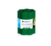 Cellfast Borde de jardín ondulado 20 cm x 9 m Verde oscuro