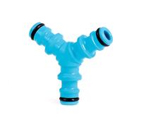 Cellfast Conector Rápido para Mangueras de Jardín - Derivación en Y - 1/2" y 5/8"