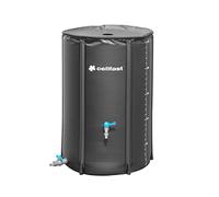 Cellfast Depósito de Agua de Lluvia Plegable, práctico, Ligero, fácil de Montar, Cremallera, Capacidad 250 l