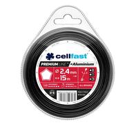 Cellfast Hilo para desbrozadoras Premium Estrella 2,4 mm 15 m