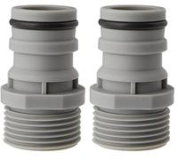 cellfast IDEAL - Conector de 1", color gris (Paquete de 2)