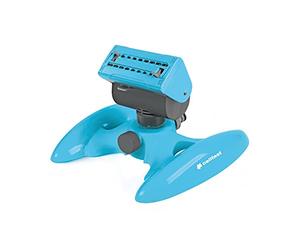CELLFAST Irrigatore Ocillante Aspersor De Césped para Césped Flores Plantas Regulación De Niveles 16 Boquillas Ajuste De área Expert cellPRO