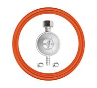 Cellfast Juego de conexión reductor de gas con abrazaderas y manguera 1,5 m