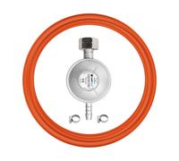 Cellfast Juego de conexión reductor de gas con abrazaderas y manguera 1,5 m