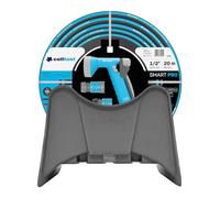 Cellfast - Juego de riego ATS de 1/2 pulgada, 20 m, con soporte de pared para manguera de jardín, manguera de 4 capas de 1/2", pistola pulverizadora, 2 conectores rápidos, conexión universal