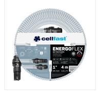 Cellfast Kit de bomba - manguera de sierra de vaivén - cesta y accesorios - Energoflex de 1" 4 m