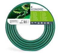 Cellfast Manguera de jardín económico, verde, diámetro interior de 1 pulgada, 10 m