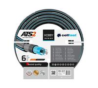 Cellfast Manguera de jardín HOBBY ATS2™, Resistente, de 6 capas, Resistente a los rayos UV, malla doble de tejido de punto y cruz ATS2™,30 Bar,3/4",25m,16-220