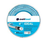 Cellfast Manguera de jardín IDEAL, Duradera, Flexible, 4 Capas, Trenzada Cruzada Duradera, Resistente a UV y Algas, Tecnología REACH, 27 Bares, -20/60 ° C 3/4 pulgadas, 30 m