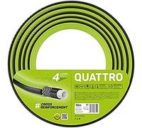 Cellfast Manguera de jardín QUATTRO Resistente, Verde, 1"
