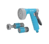 Cellfast pistola de riego set aspersor de césped para césped flores