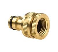 Cellfast Racor universal con rosca hembra de BRASS, acoplamiento rápido G1/2" - G3/4", 21,00mm-26,5mm, 52-860