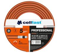 CELLFAST Tubo Acqua Giardino 5 Strati Professional 1/2" 30 m - Tubo da Giardino e Cantiere con Intreccio Incrociato - Resistente ai Raggi UV, Alghe e Torsione - Irrigazione del Giardino