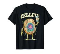 Cellfie Funny Cell Selfie Biología Microbiología Juego de Palabras de Ciencia Camiseta
