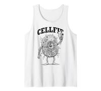 Cellfie Funny Cell Selfie Biología Microbiología Juego de Palabras de Ciencia Camiseta sin Mangas