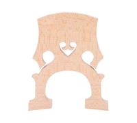 Cello Bridge Maple Professional Cello Bridge Self-adjusting Fitted Bridge Musical Instrument Accessory for Cello(1 Pc, Wood Color)