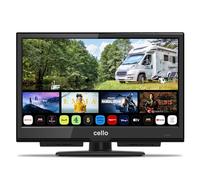 Cello C1624WS-12V 16" Smart Camping Travel TV WEBOS by LG Full HD LED TV DVB-T/T2-C-S/S2 Bluetooth 12V Adaptador para Coche Pitch Sound para una Experiencia de Sonido única