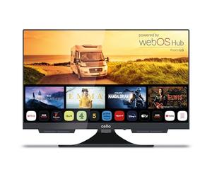 Cello C1924WS Smart TV 19 Pulgadas 12V para Autocaravana, Caravana y Camper, WebOS, Netflix, Bluetooth, DVB-T2 / DVB-S2