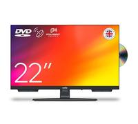 Cello C2224F Televisor LED Full HD de 22 Pulgadas fácil de Usar, sin Marco, Reproductor de DVD Integrado, sintonizador Triple (DVB-C/-S2/-T2), Sonido Pitch, Habitaciones pequeñas [2025]