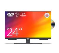 Cello C2424F 24" TV LED HD sin Marco fácil de Usar con Reproductor de DVD Integrado y sintonizador Triple (DVB-C/-S2/-T2) Sonido Pitch Ideal para Habitaciones pequeñas [2025]