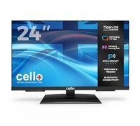 Cello C2426TZH 24" Smart TV LED sin Marco con Tizen OS de Samsung, Bluetooth, Gaming Hub, Altavoces Pitch, Ideal para Cocina, Dormitorio y Espacios pequeños