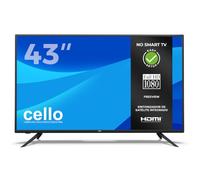 Cello C4320DVBDE TV LED Full HD de 43", no Smart TV, sintonizador DVB-T2/C, grabación USB, 3 HDMI, Salida óptica y Auriculares