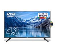 Cello C4320FDE TV LED Full HD de 43" con DVD Integrado, Triple sintonizador DVB-T2/C/S2, grabación USB y HDMI, no Smart TV