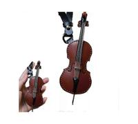(Cello)Crafted Leather Violin & Cello Keychain,Musical Instrument Keychain