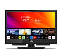 Cello Televisor Inteligente C1624WS de 16 Pulgadas Full HD (DVB-C/-S2/-T2) / 230 V/Netflix, Disney+ y DAZN / 230 V con LG WebOS, Pitch Triple sintonizador