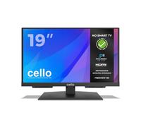 Cello Televisor LED C1924SH de 19 Pulgadas con recepción DVB-T2 y satélite, Funcionamiento a Red eléctrica, 230 V, no Inteligente, grabación USB, TV en Directo, Sonido