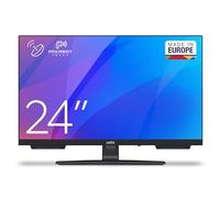 Cello Televisor LED C2424SH de 24 Pulgadas con recepción DVB-T y satélite, fácil configuración, Funcionamiento con Red eléctrica, 230 V, no Inteligente, grabación USB de TV en Directo, Sonido