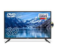 Cello TV 32 Pulgadas LED HD Ready con DVD Integrado - Triple Sintonizador DVB-T2/S2/C, Grabación USB, 3 HDMI, No Smart TV, Diseño Compacto