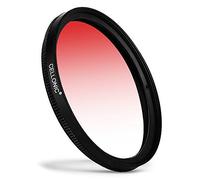 CELLONIC Ø 62mm Filtro Degradado Rojo Walimex Pro 50mm 1:1,3 VCSC,50mm 1:1,2 CSC - Filtro de Paisaje