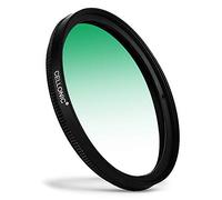 CELLONIC 1x Ø 37mm Filtro Degradado Verde - Filtro de Paisaje | Ø 37mm, Filtro Degradado Verde, Resina + aleación de aluminio, verde, para Laowa 10-18mm 1:4.5-5.6, F4.5-5.6