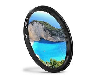 CELLONIC 1x Ø 43mm Filtro UV - Filtro Protección | Ø 43mm, Filtro UV, Vidrio óptico + aleación de aluminio, negro, para Tamron 14mm F2.8 SP AF ASL IF