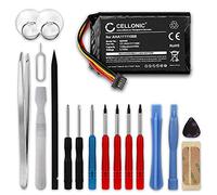 CELLONIC 1x Batería para GPS Navegación Compatible con Tomtom Go 6000, Go 5100, Go 5000, VFAD - (1100mAh, 3.7V) + Juego de Herramientas