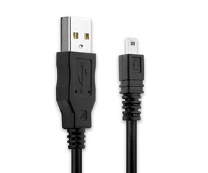 CELLONIC 1x USB A Cable de datos compatible con Casio Exilim EX-ZS5, EX-H5