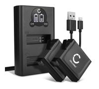 CELLONIC 2X Batería Compatible con GoPro Hero 4, Hero 4 Plus, 335-06532-000 | 1160mAh, 3.8V, Ion de litio para GoPro Hero 4 Black, Hero 4 Silver, AHDBT-401