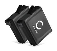 CELLONIC 2X Batería Compatible con GoPro Hero 4, Hero 4 Plus, 335-06532-000 | 1160mAh, 3.8V, Ion de litio para GoPro Hero 4 Black, Hero 4 Silver, AHDBT-401