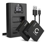 CELLONIC 2X Batería Compatible con Leica D-Lux (Typ 109), 7, 8, BC-DC15 | 730mAh, 7.4V, Ion de litio para Leica BC-DC15-E, BP-DC15