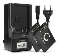 CELLONIC 2X Batería Compatible con Nikon Coolpix S3300, S6900, S33, EN-EL19 | 700mAh, 3.7V, Ion de litio para Nikon Coolpix S3100, S2600, S7000, S3500, W100, S2700, S6500, A100, S4100, S2500, S6600, W150